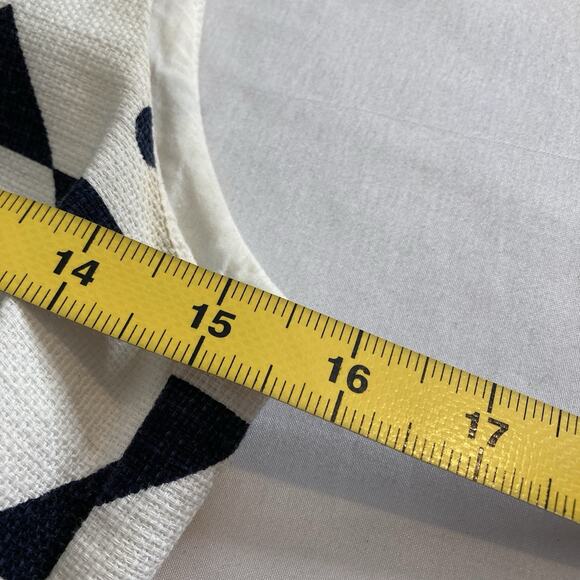 J Crew Women's White Black Bold Textured Geometric‎ Print Dress Size 0 Modern - Picture 4 of 12